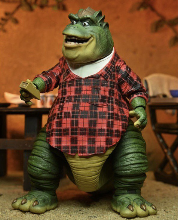 Action Figure Earl Sinclair Família Dinossauro - Original NECA