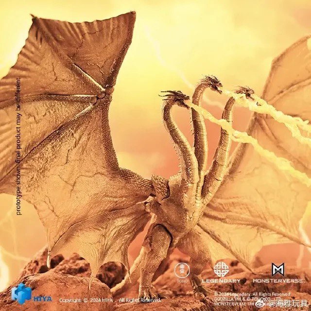 Action Figure Ghidorah Monsterverse Godzilla - Original Hiya