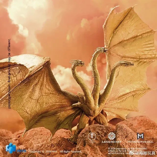 Action Figure Ghidorah Monsterverse Godzilla - Original Hiya
