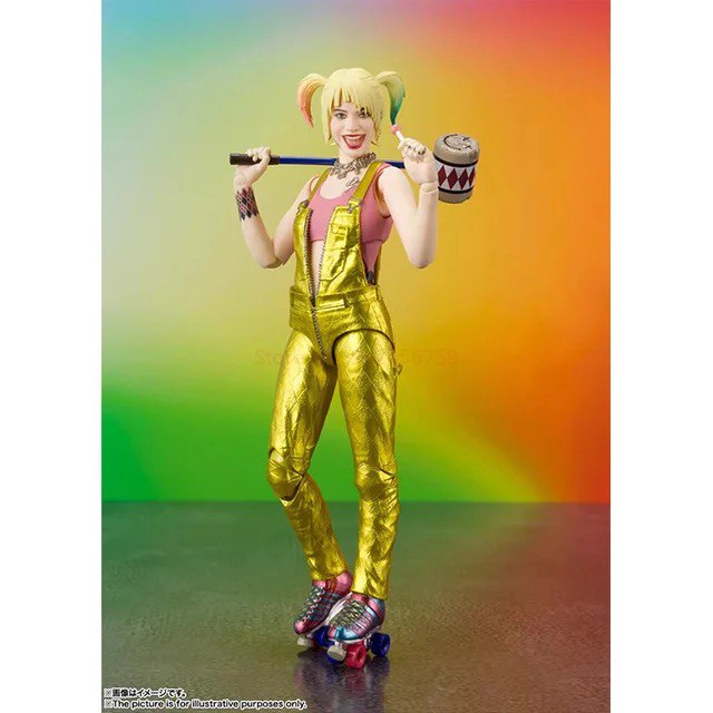 Action Figure Harley Quinn Arlequina Aves de Rapina Dc Comics - Bandai ShFiguarts