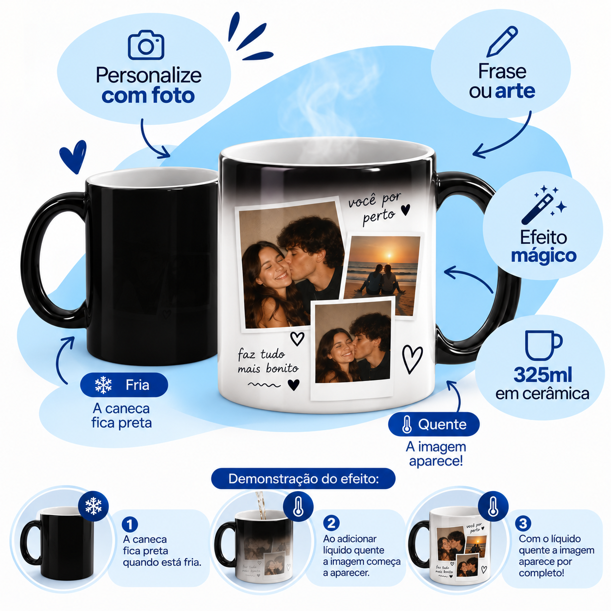 Caneca Mágica Personalizada – 325ml