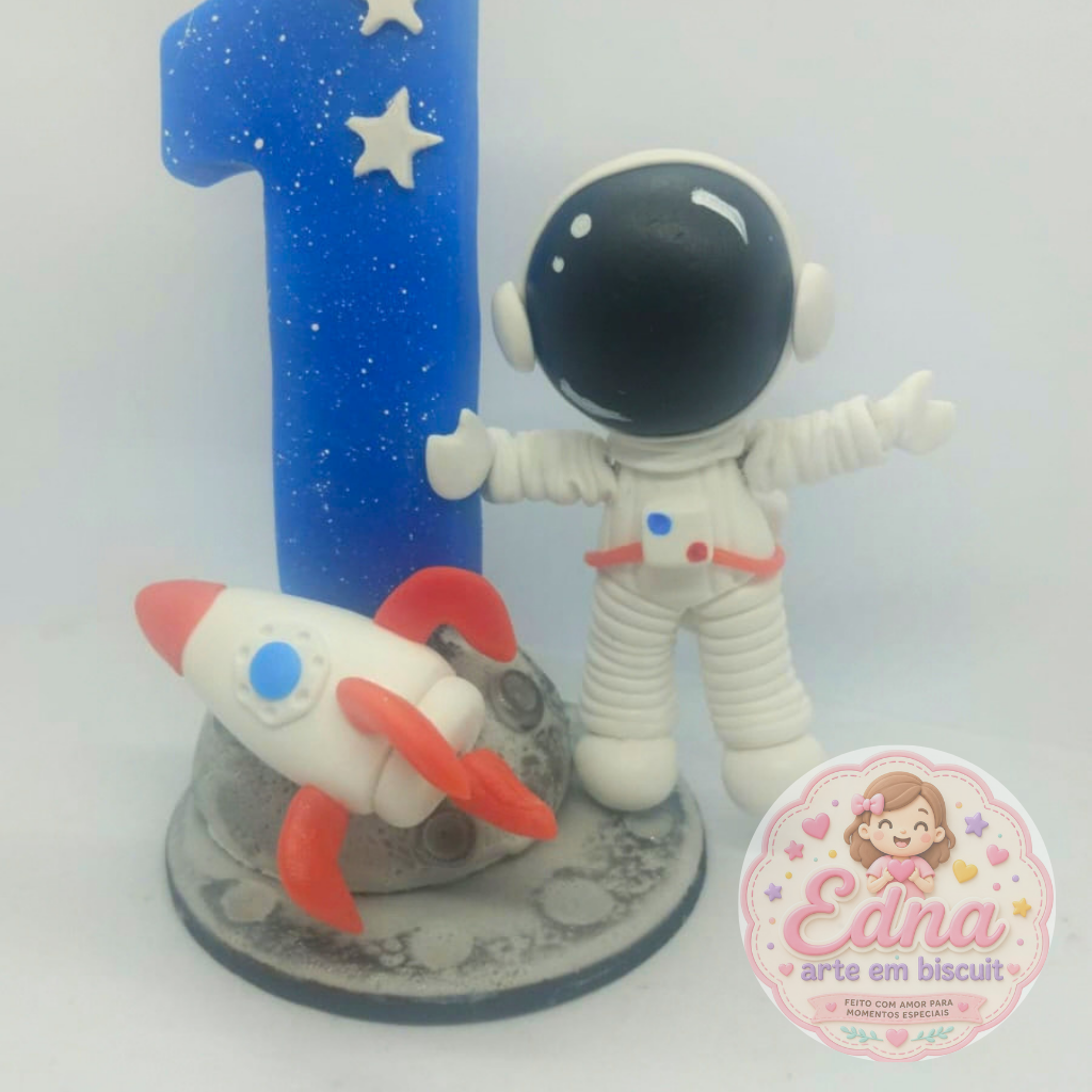 Vela decorativa Astronauta