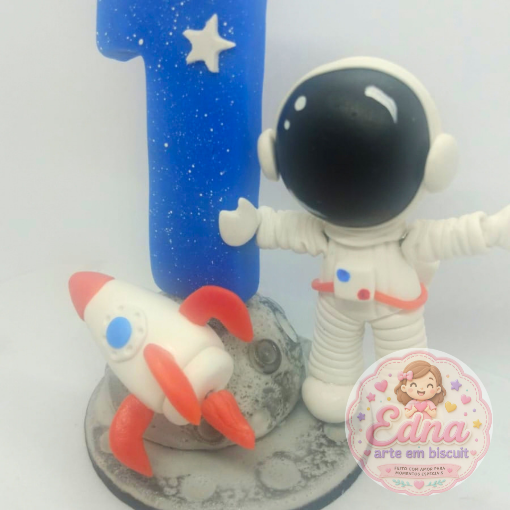 Vela decorativa Astronauta