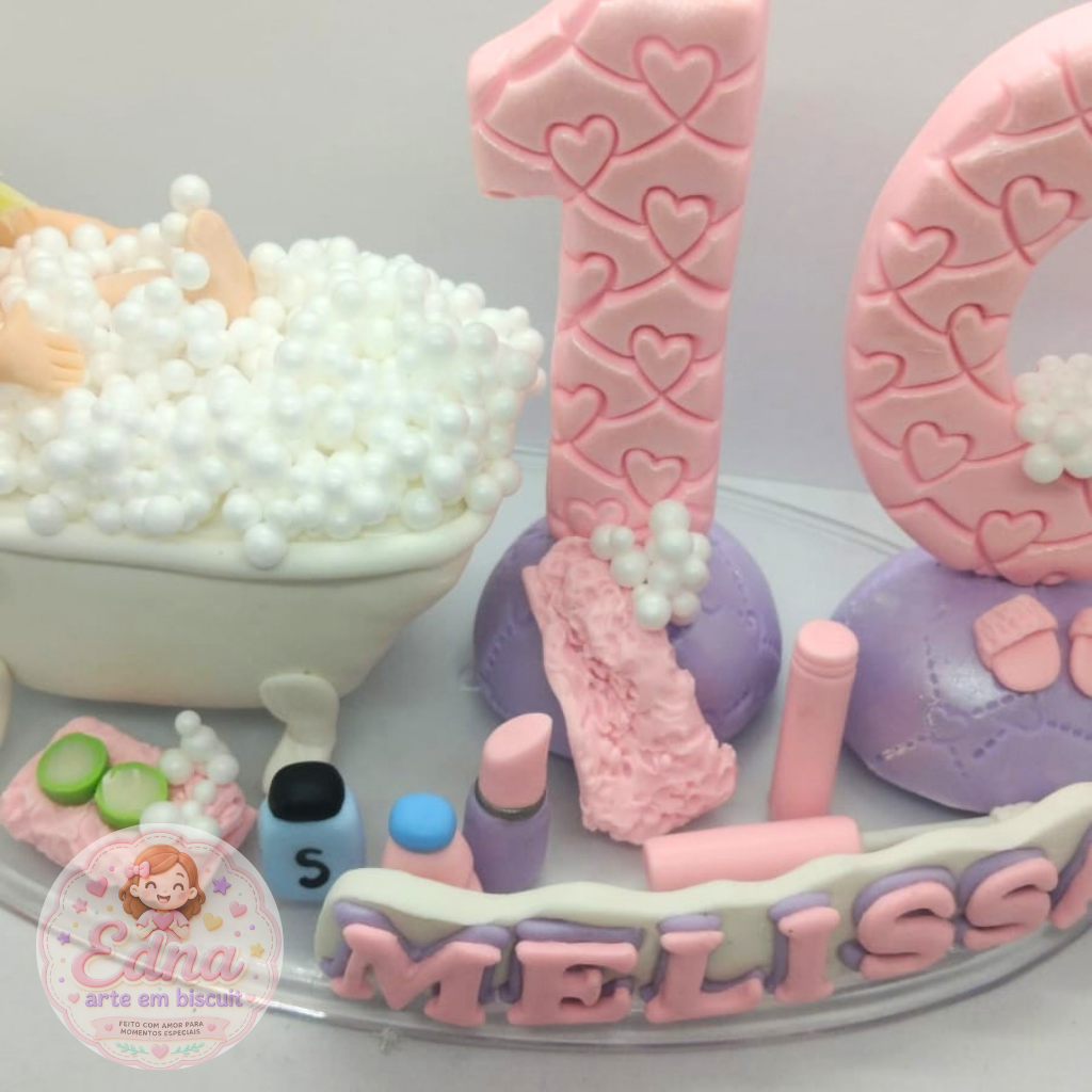 Topo de bolo personalizado SPA