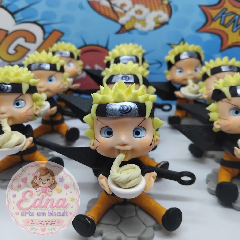 Kit 10 Apliques Naruto