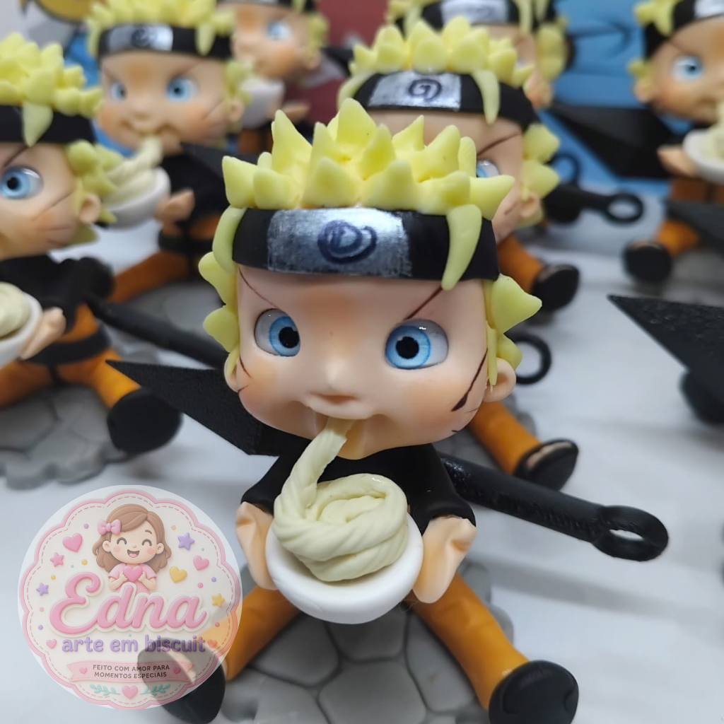 Kit 10 Apliques Naruto