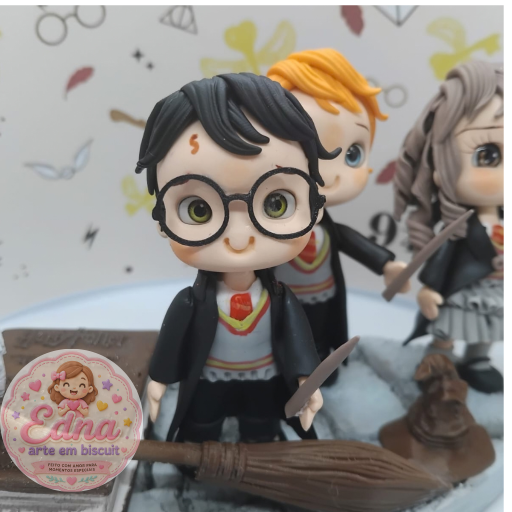 Topo de Bolo Personalizado Harry Potter