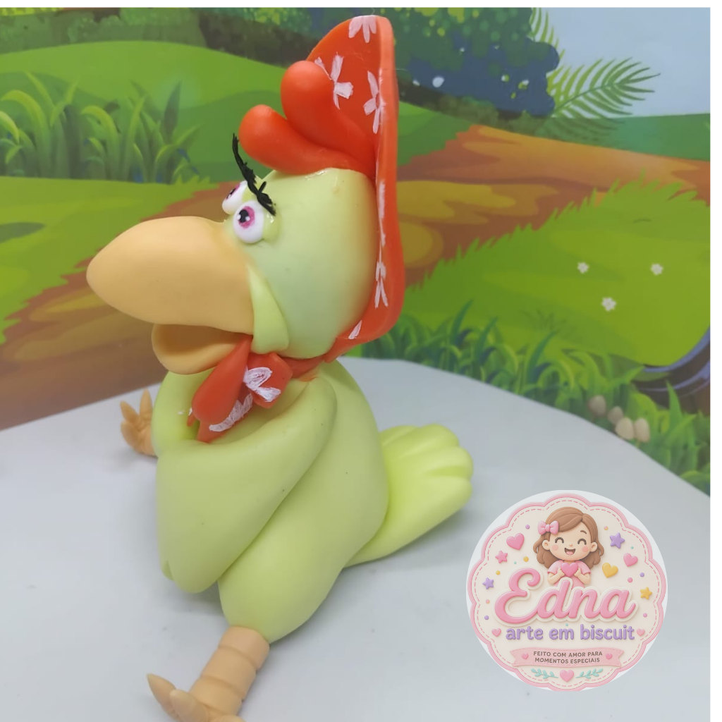 Kit 3 Enfeites Decorativos - Cocoricó