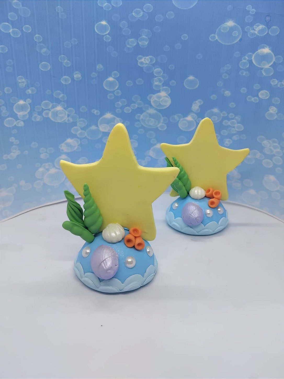 Kit 10 Apliques para Lembrancinhas - Fundo do Mar