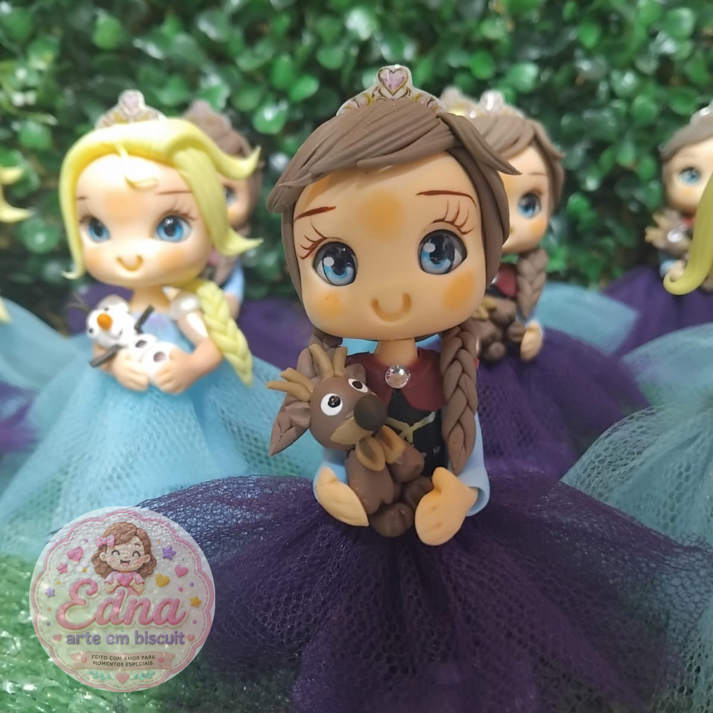 Kit 10 Apliques Luxo para Lembrancinhas - FROZEN