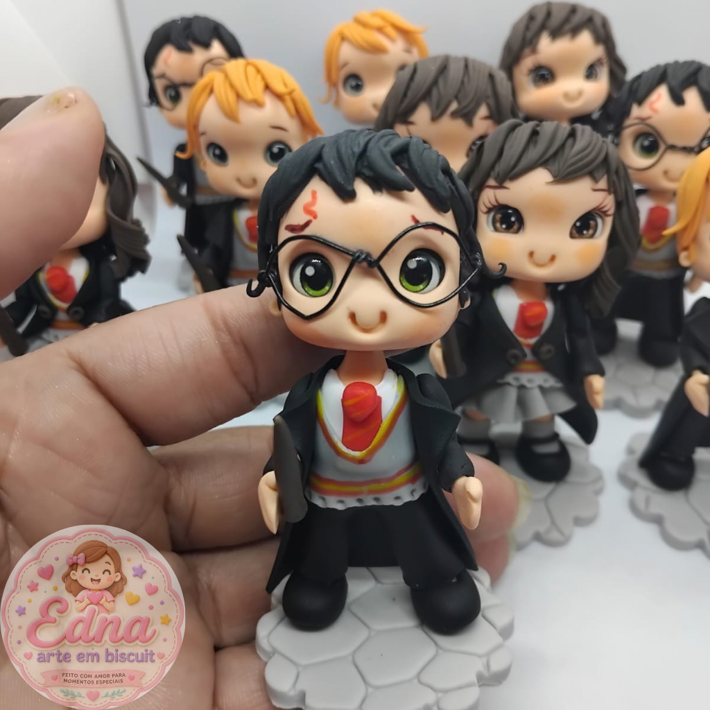Kit 10 Apliques Luxo para Lembrancinhas - HARRY POTTER