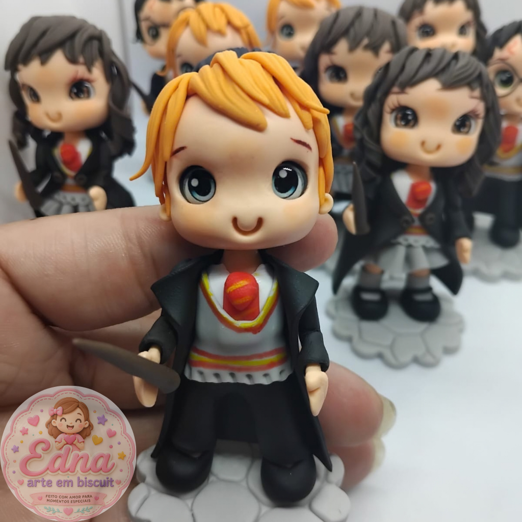 Kit 10 Apliques Luxo para Lembrancinhas - HARRY POTTER