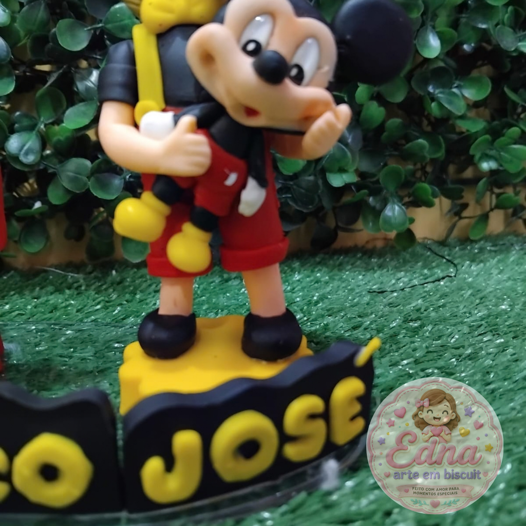 Topo de Bolo Personalizado - MICKEY