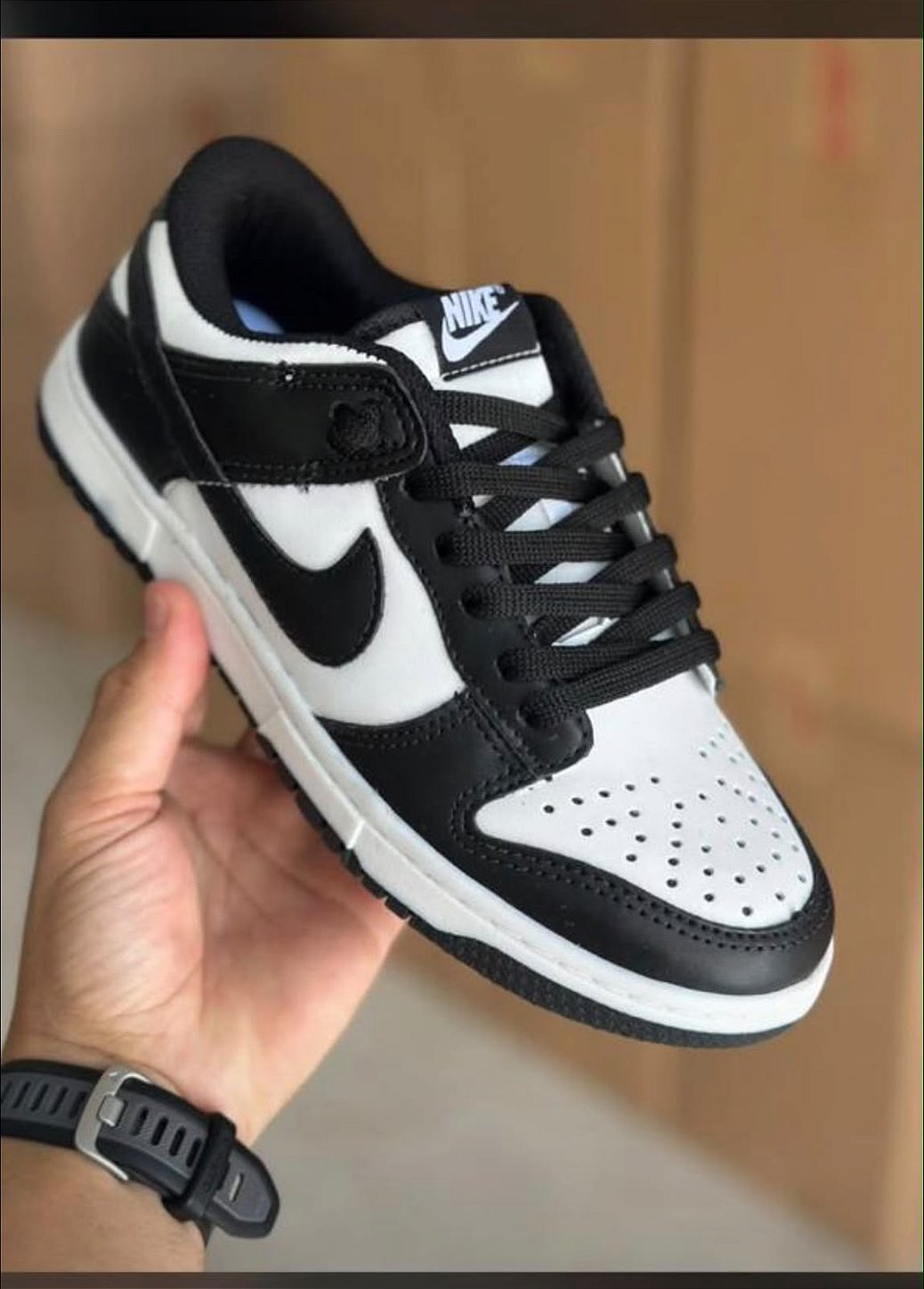 Tênis Nike Sb dunk Panda Preto com Branco