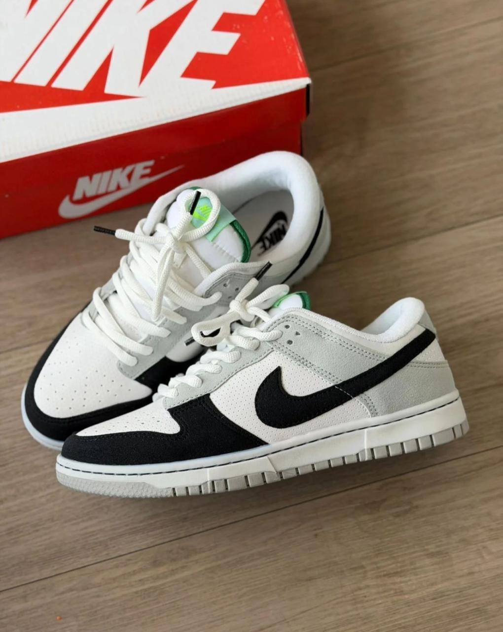 Tênis Nike Sb Dunk Clorofila Preto/Branco/Cinza
