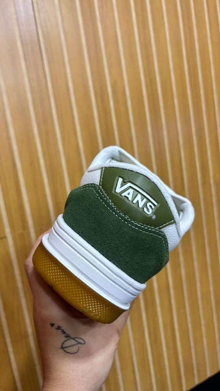 Tênis Vans Hylane Verde /Branco Importado Vietnâ