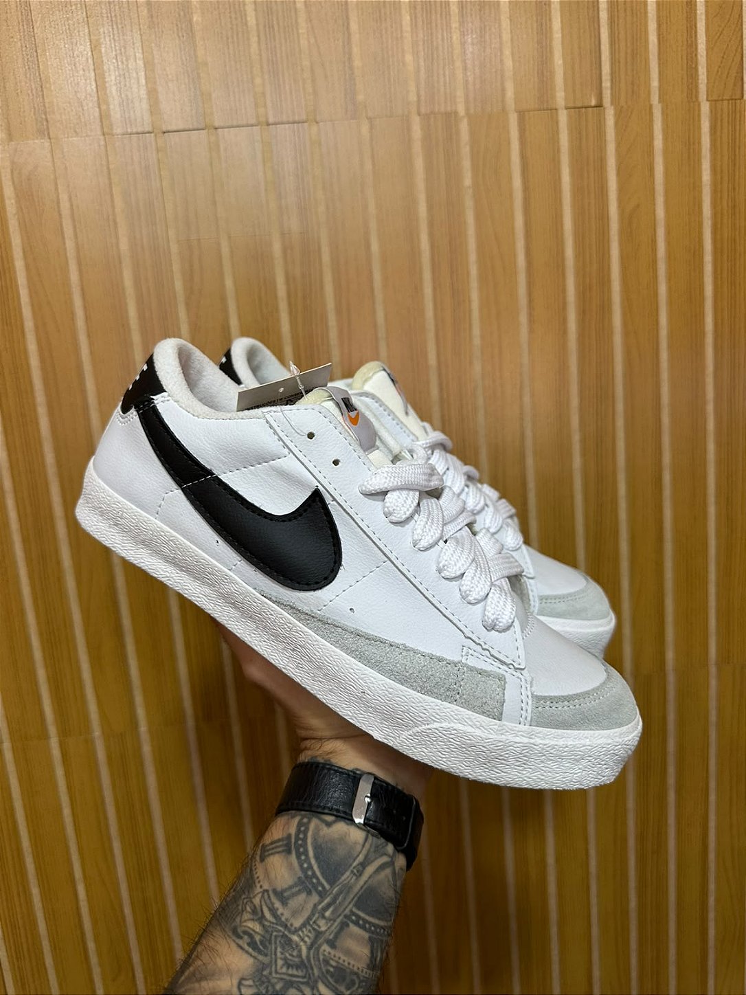 Tênis Nike Blazer Low Branco/Preto Premium