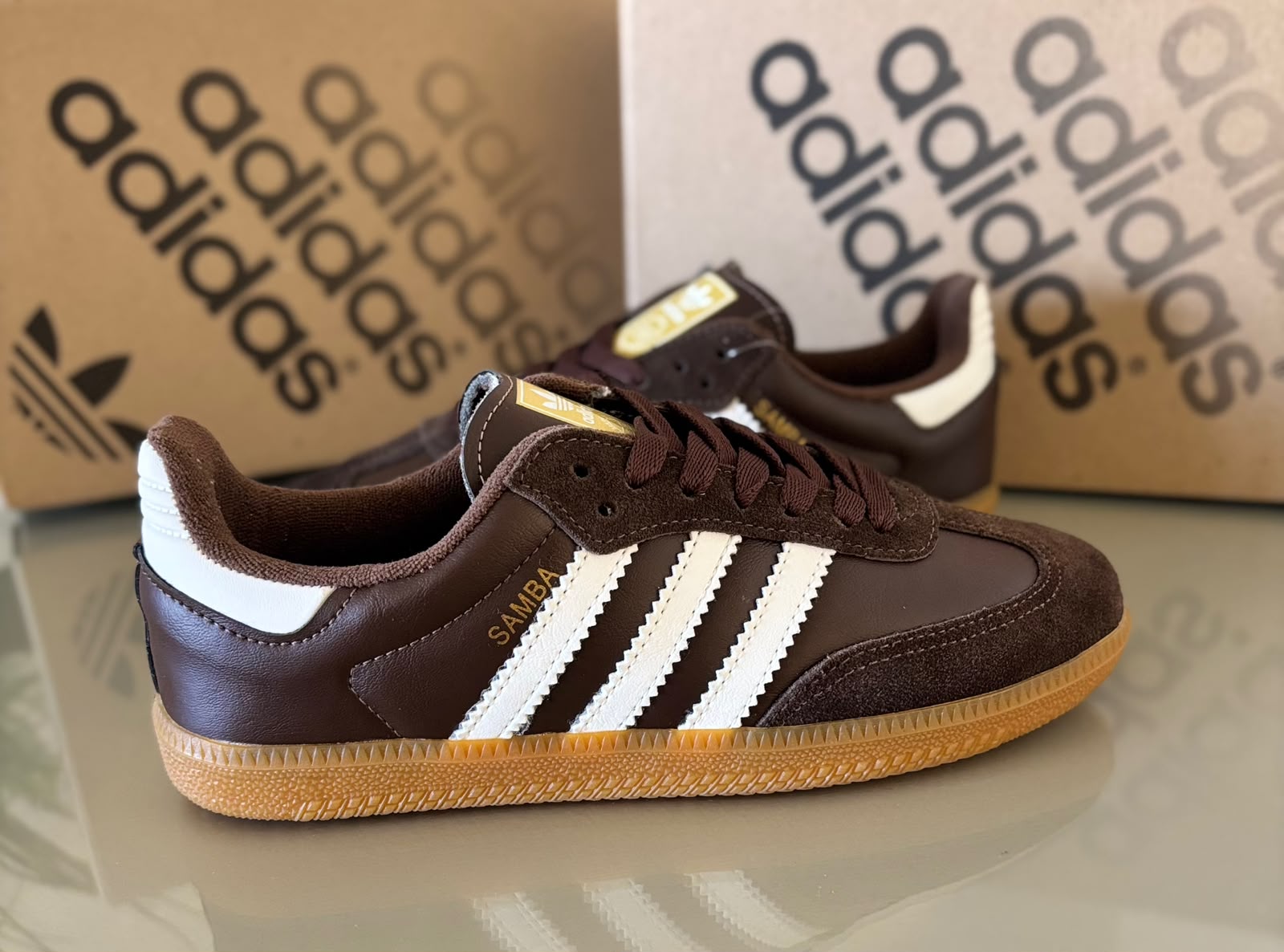 Tênis Adidas Samba Marrom/cacau Premium