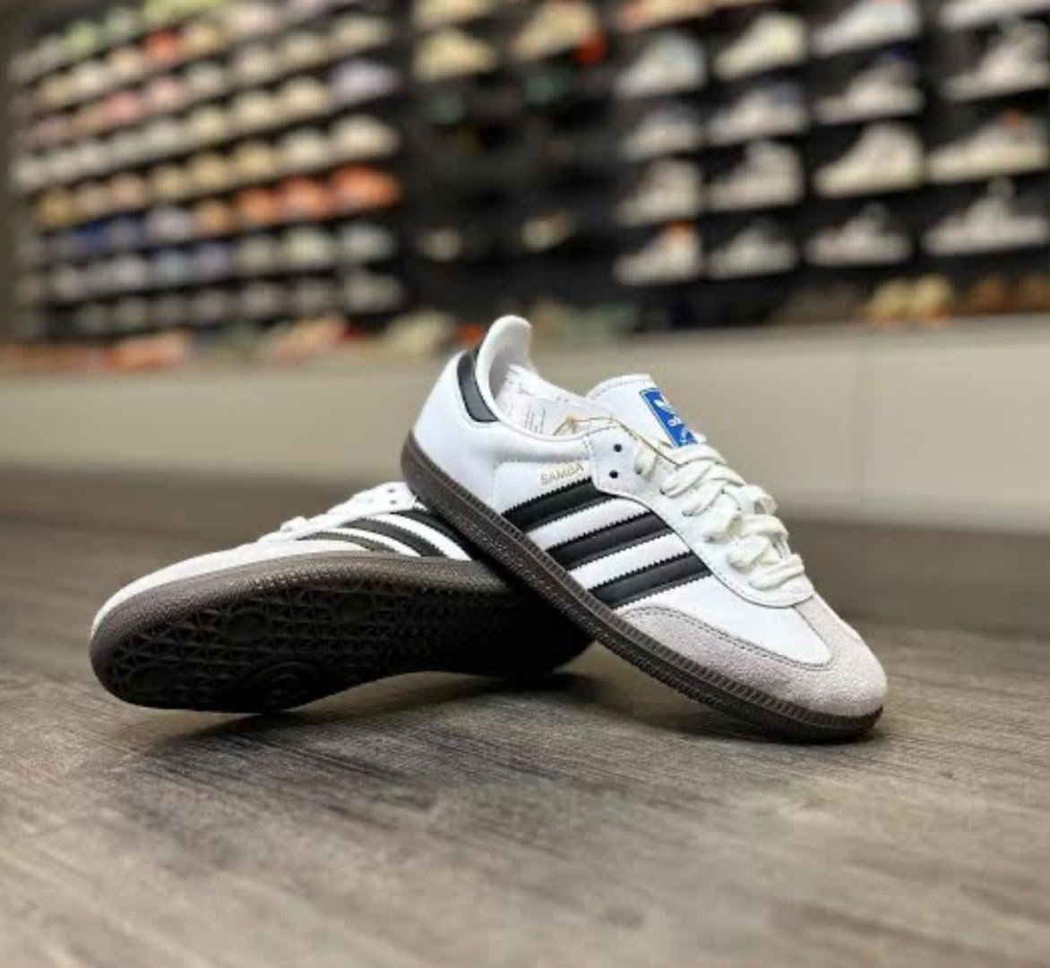 Tênis Adidas Samba Branco/preto Premium