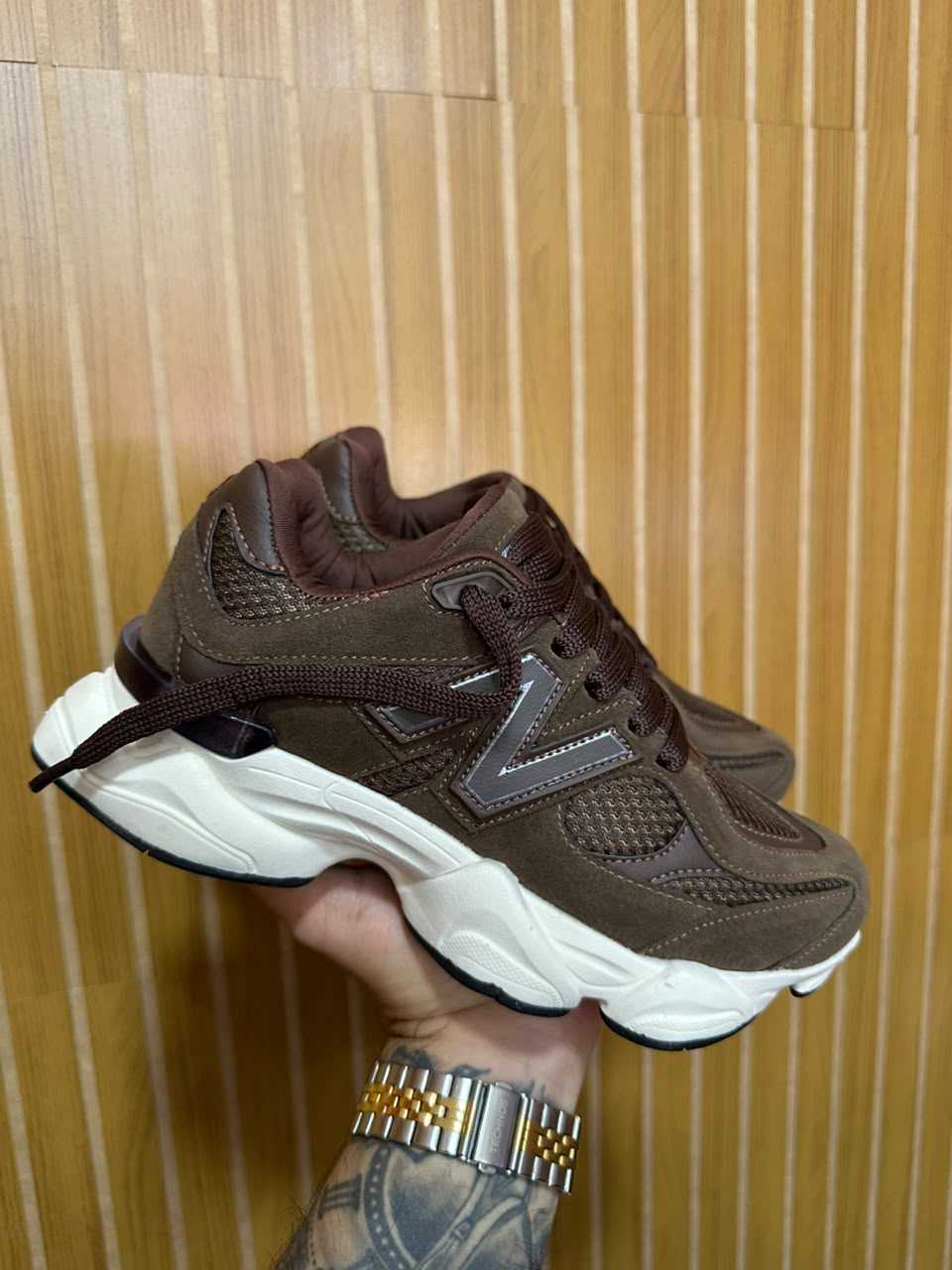 Tênis New Balance 90/60 Importado Vietnã Marrom Cacau