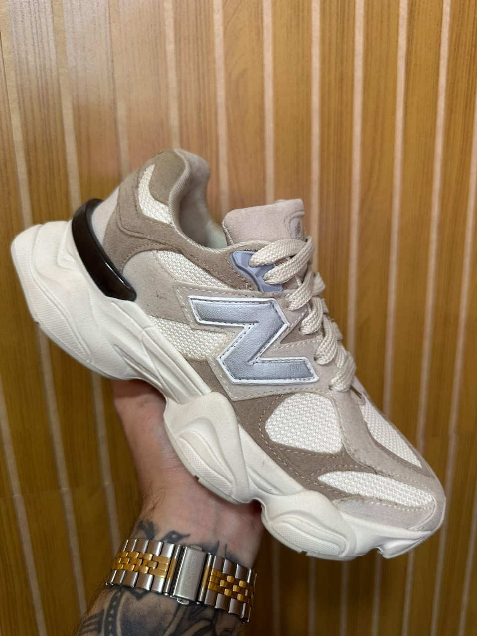 Tênis New Balance 90/60 Bege Importado Vietnã
