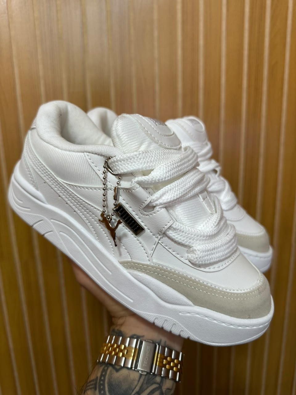 Tênis Puma 180 Branco/cinza Importado Vietnã