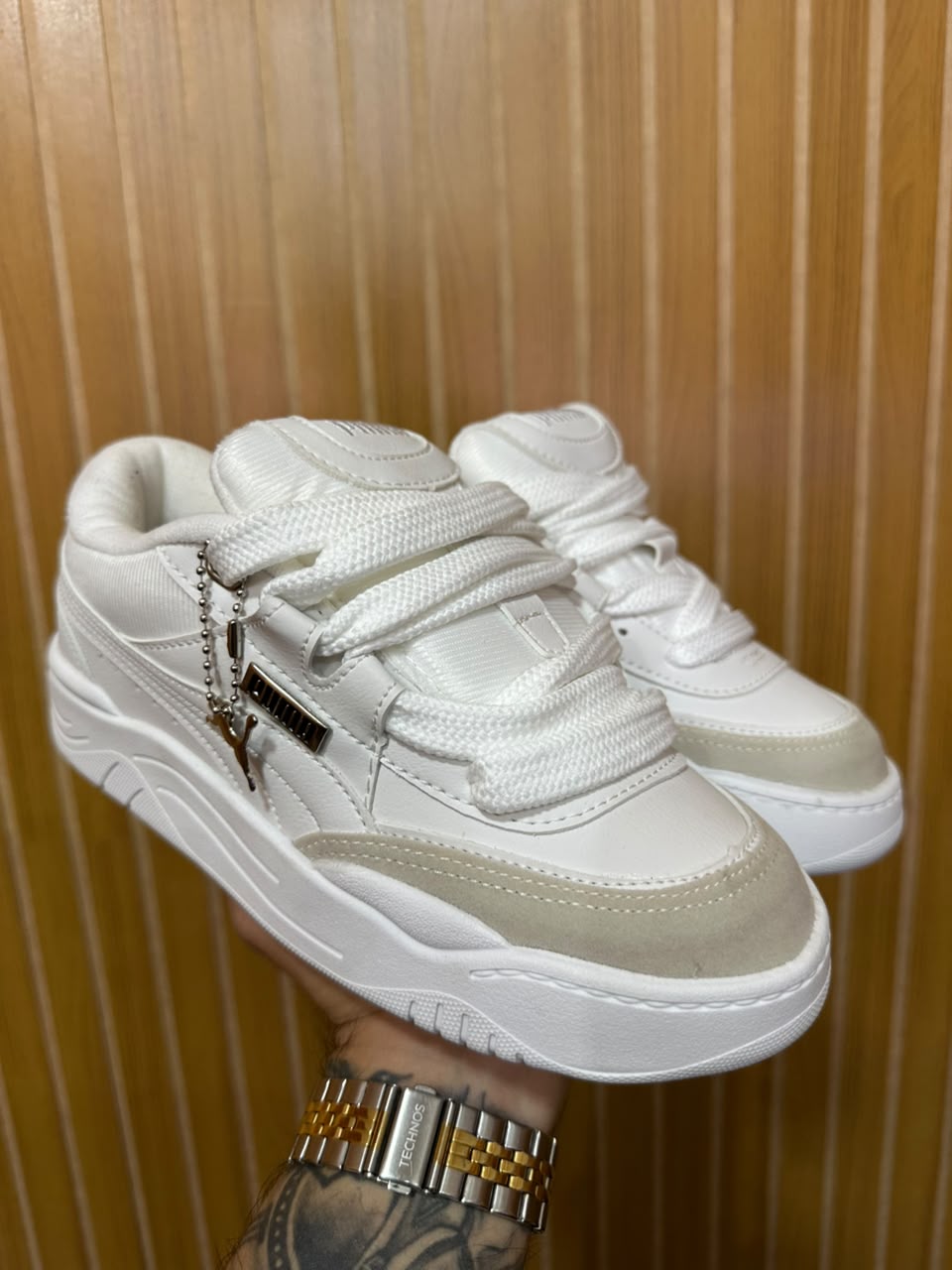 Tênis Puma 180 Branco/cinza Importado Vietnã