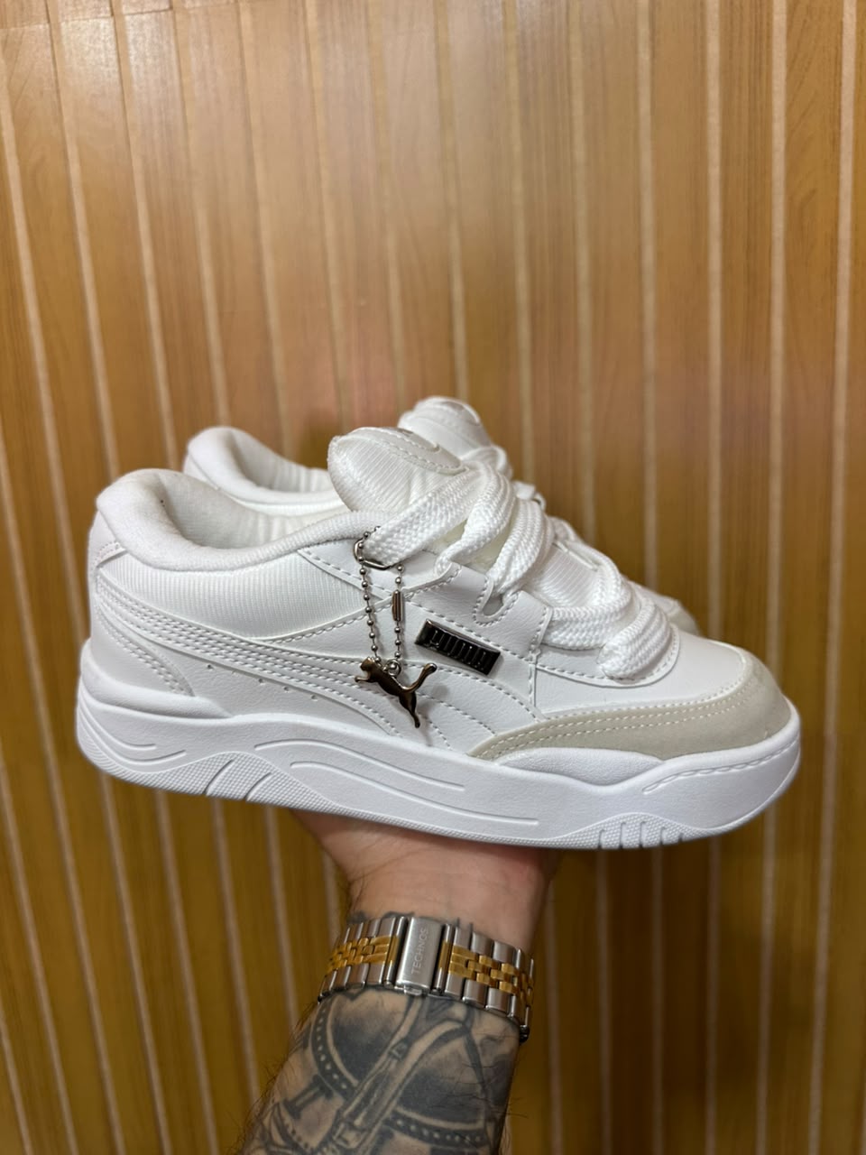 Tênis Puma 180 Branco/cinza Importado Vietnã