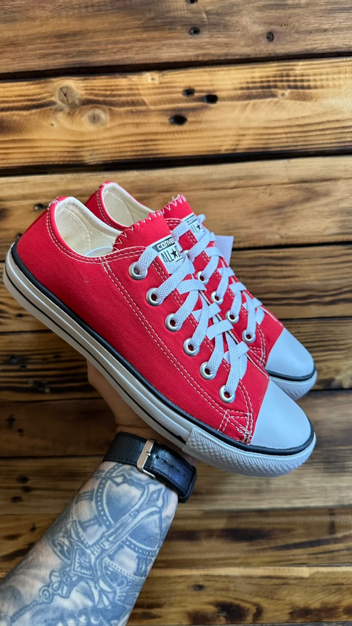 Tênis All Star Vermelho/Branco