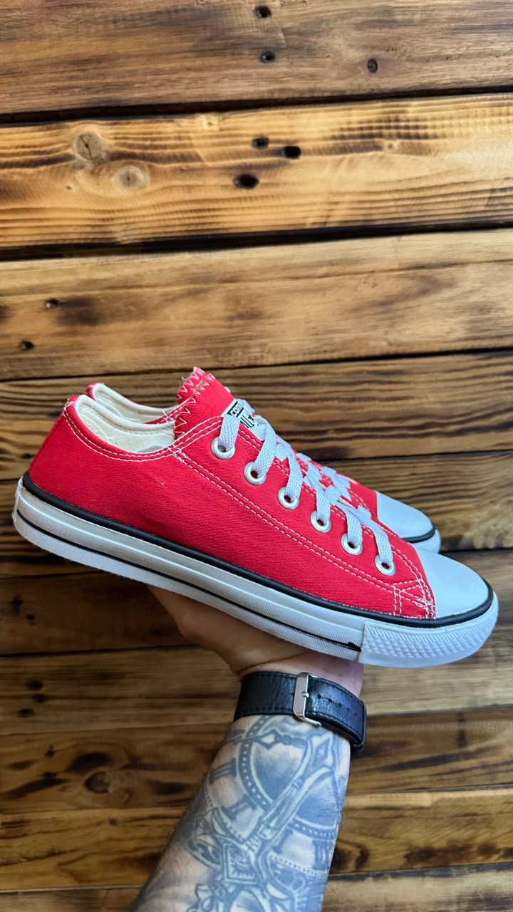 Tênis All Star Vermelho/Branco