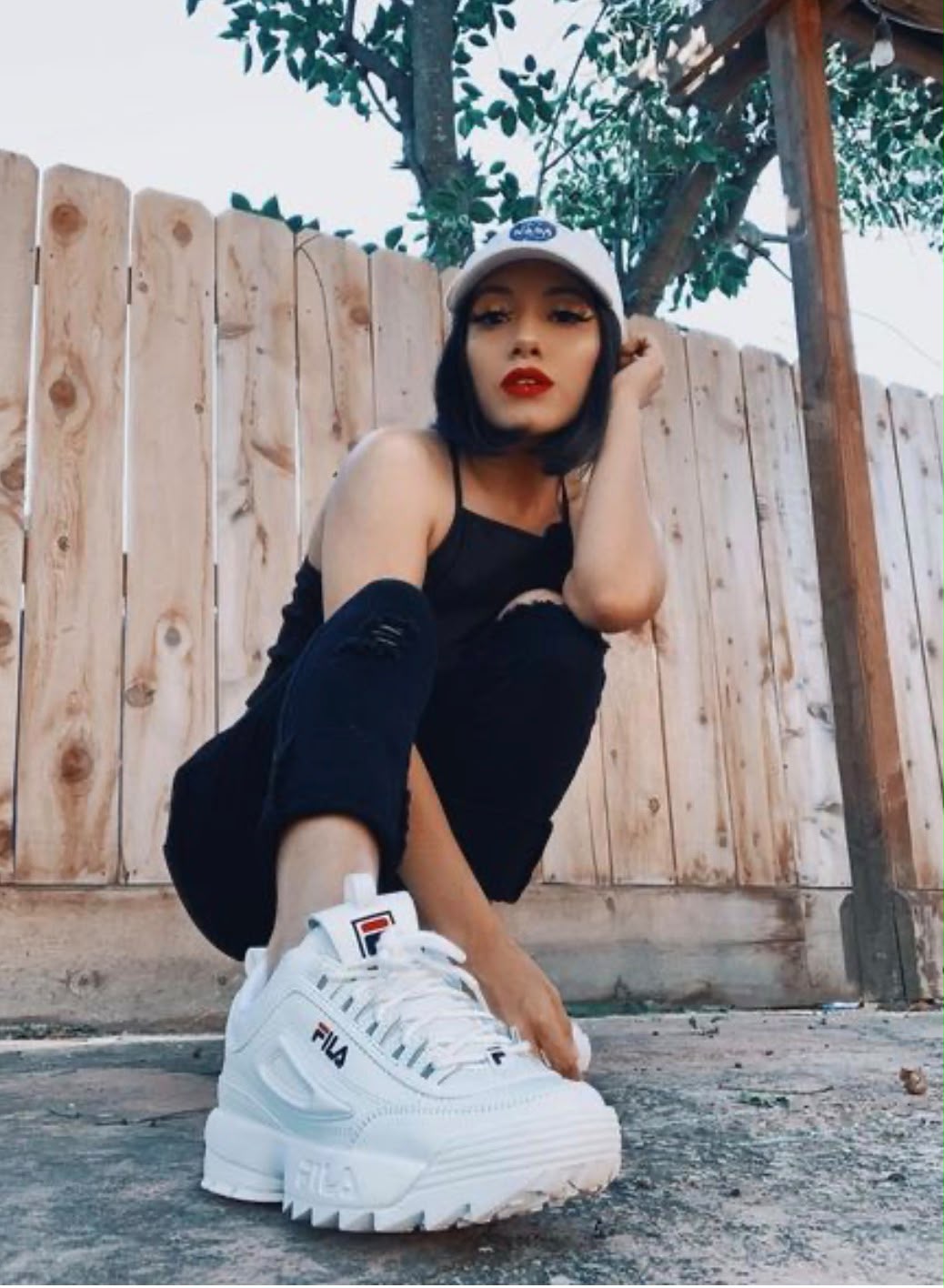Tênis Fila Disruptor Branco/Branco