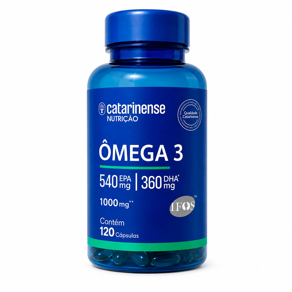 Ômega 3 1000mg 120 Cápsulas Ifos Catarinense Nutrição