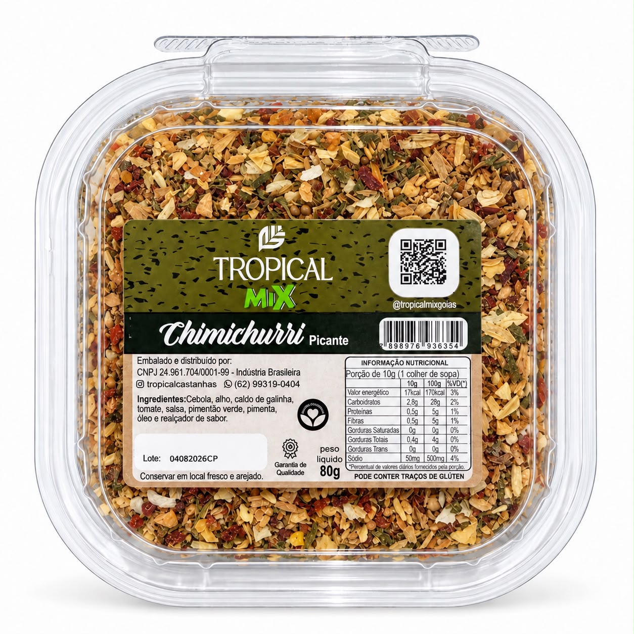 Chimichurri picante Tropical Mix 80g Tempero Premium