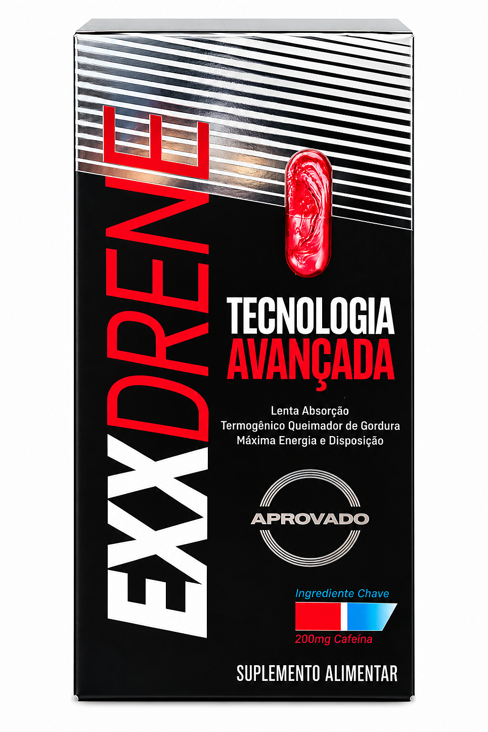 Exxdrenehd Termogênico Exx Nutrition 60 Capsulas