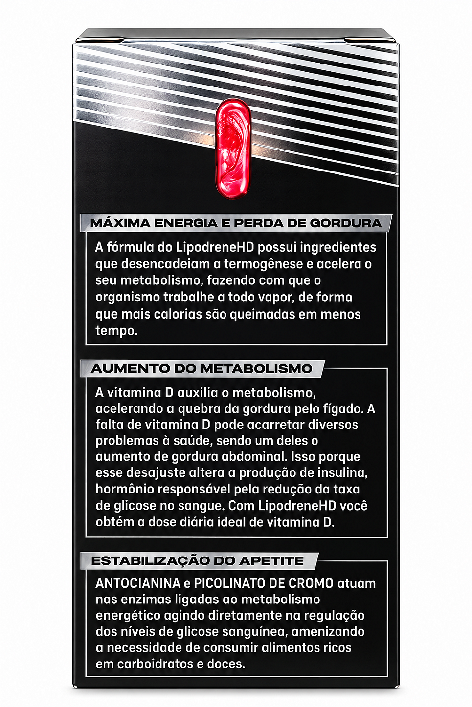 Exxdrenehd Termogênico Exx Nutrition 60 Capsulas