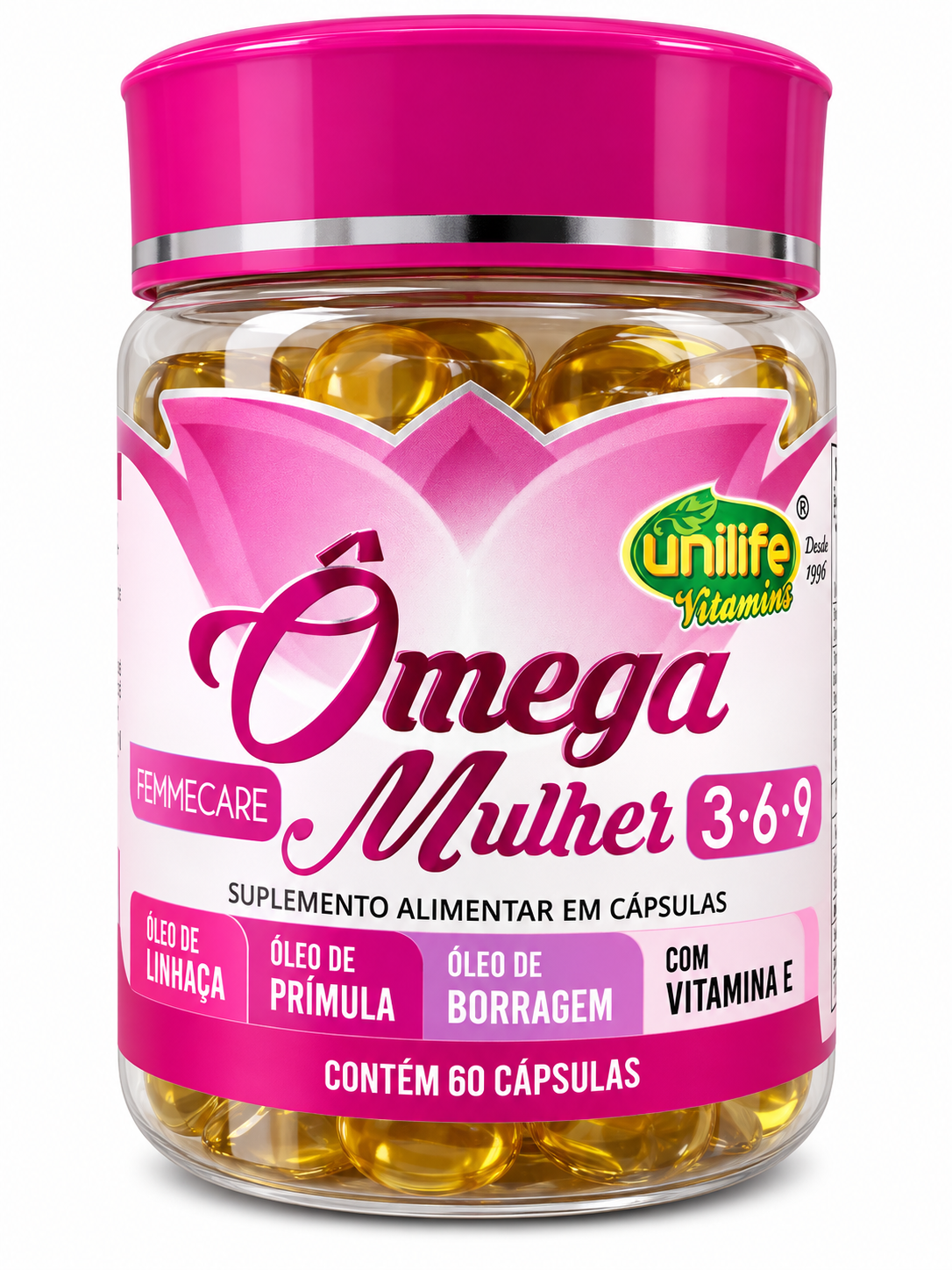 Ômega Mulher 3 6 9 Unilife 60 Cápsulas Femmecare