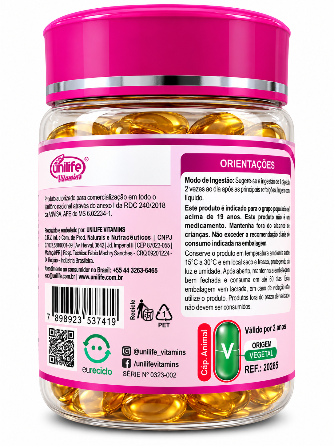 Ômega Mulher 3 6 9 Unilife 60 Cápsulas Femmecare