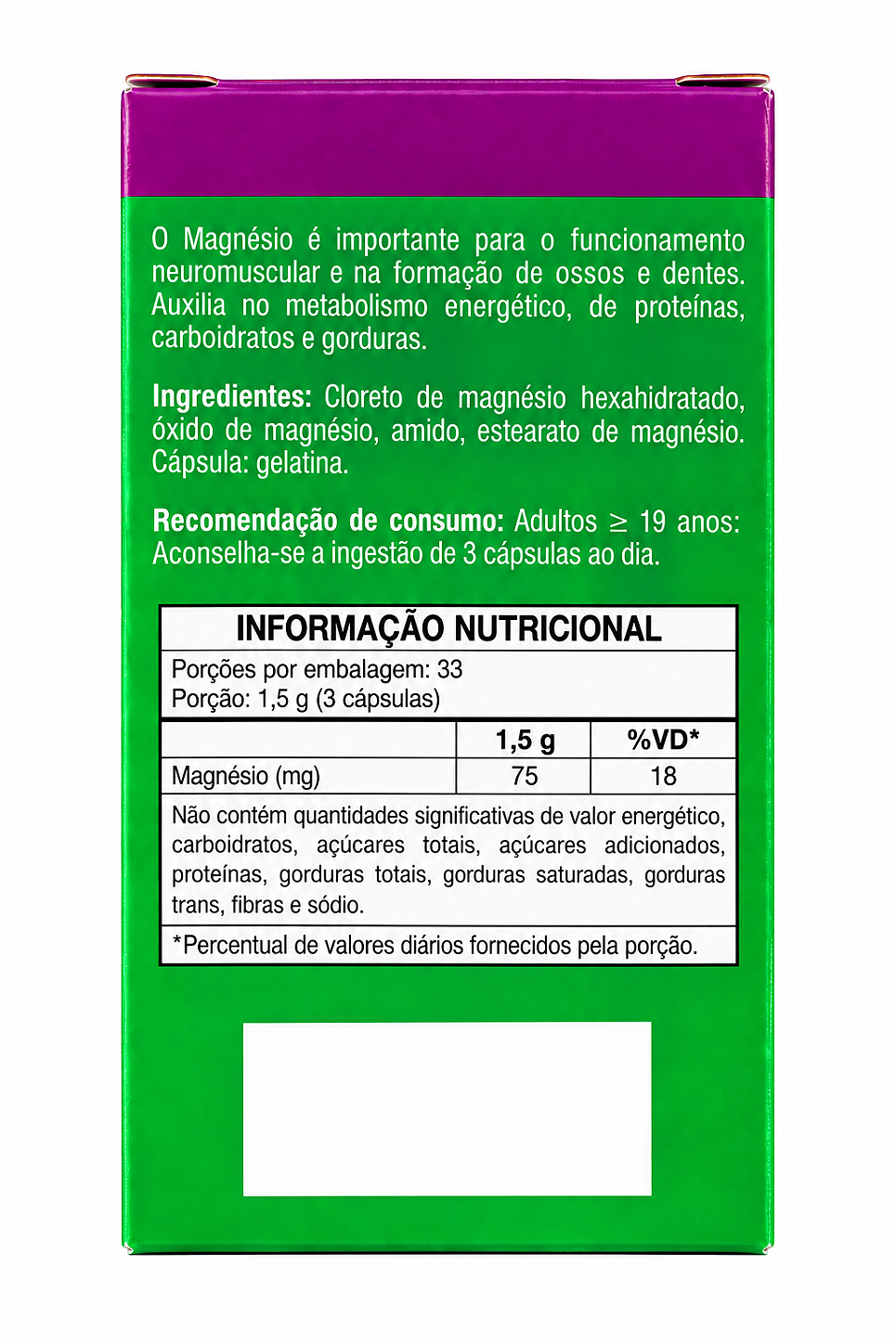 Blend Mag Magnésio Quelato Malato Taurato Óxido 60 Cápsulas Medinal