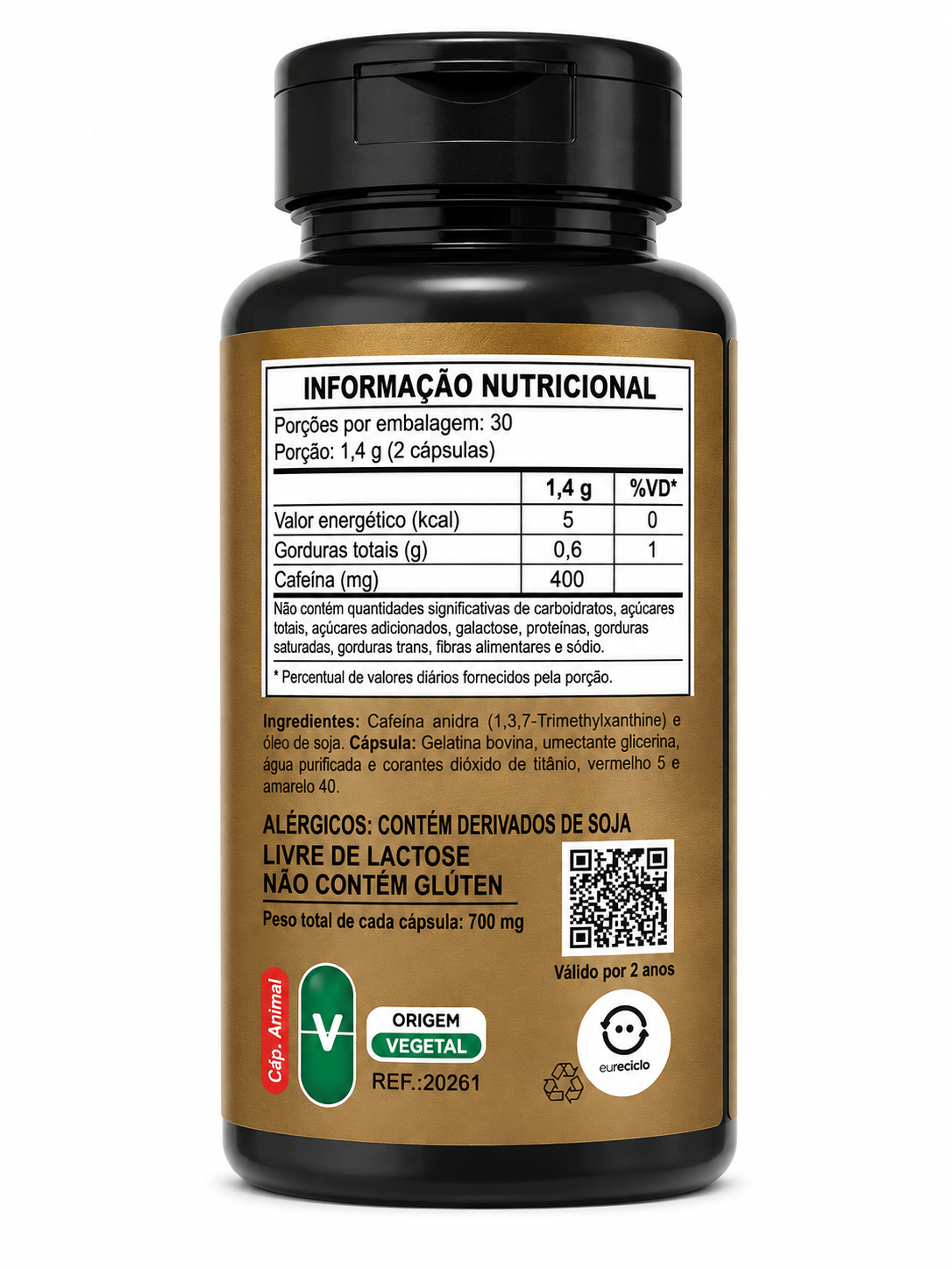 Cafeina 400mg Unilife