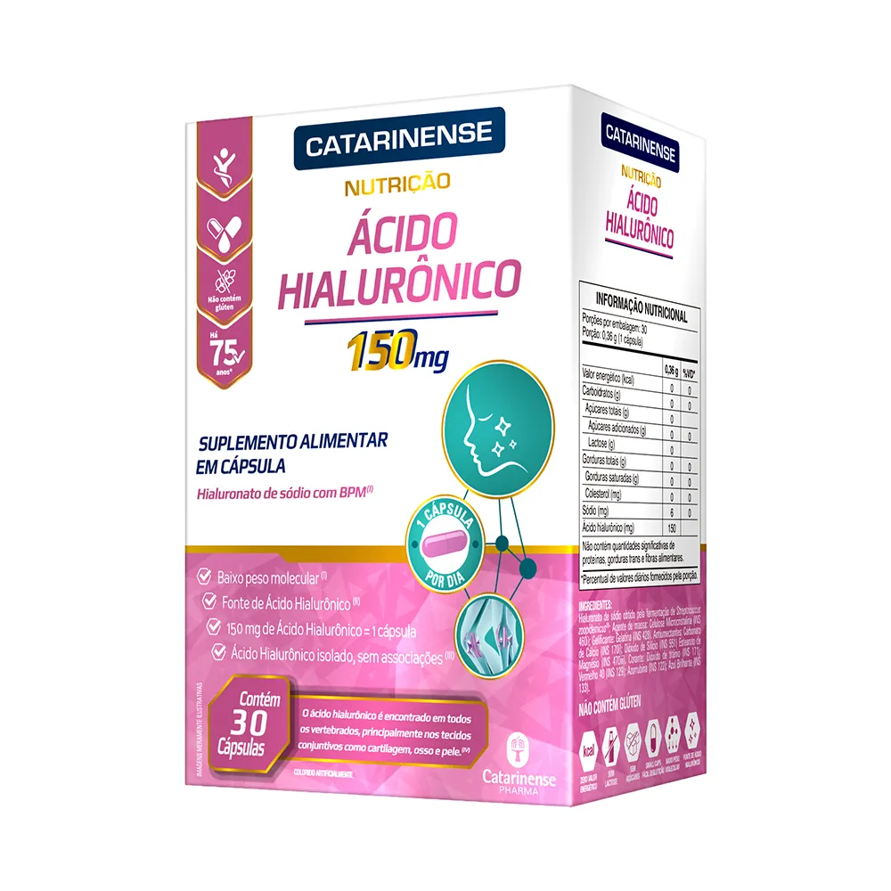 Catarinense Acido Hialuronico 150 mg 30 cps