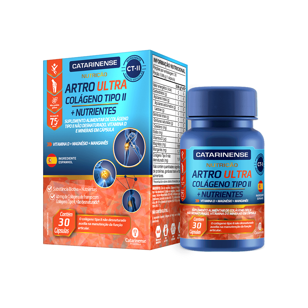 Catarinense Artro Ultra Colageno tipo II 30 cps
