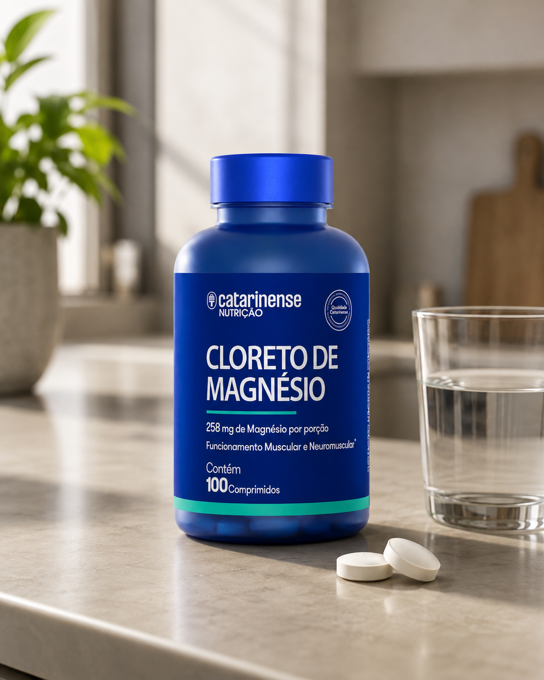 Catarinense Cloreto de Magnésio PA 100 cpr
