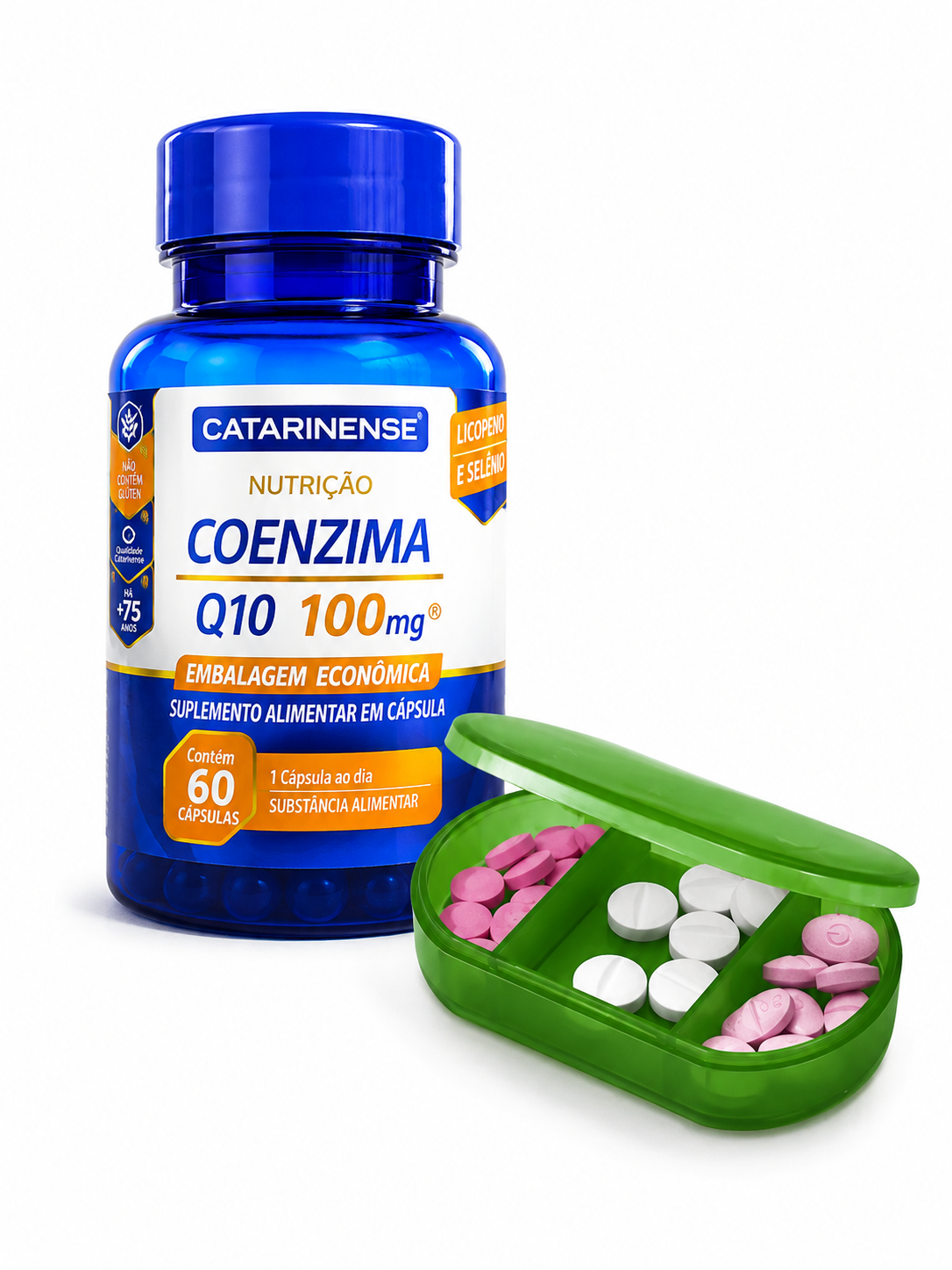 Catarinense Coenzima Q10 100mg 60 Cps