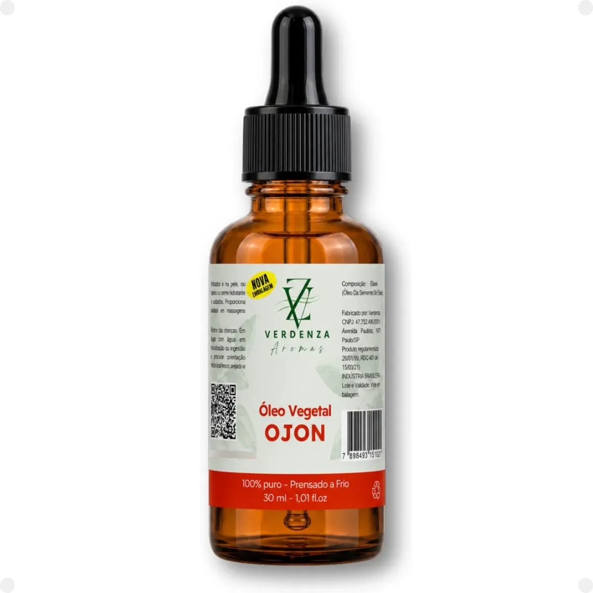 Óleo vegetal Ojon Verdenza Aromas 30ml