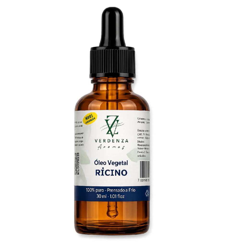Óleo vegetal Rícino Verdenza Aromas 30ml