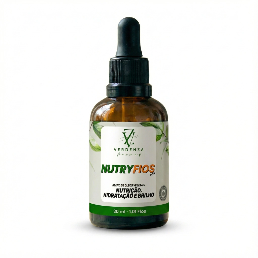 NutryFios Blend de óleos vegetais Nutrição hidratação e Brilho 30ml