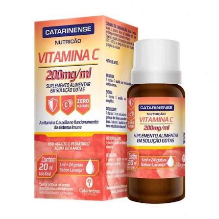 Vitamina C Liquido 200mg / ml Catarinense Nutriçao