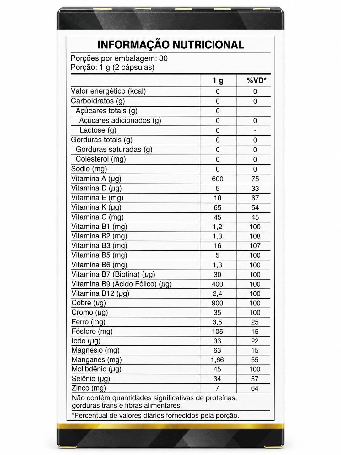 Polivitamínico 50+ Catarinense Nutrição Multi 60 Cápsulas Sem Sabor