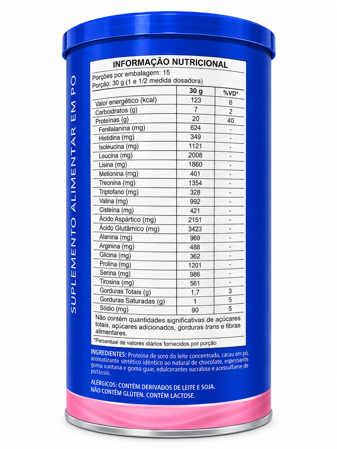 Whey Protein Concentrado Catarinense Morango Cremoso 450g