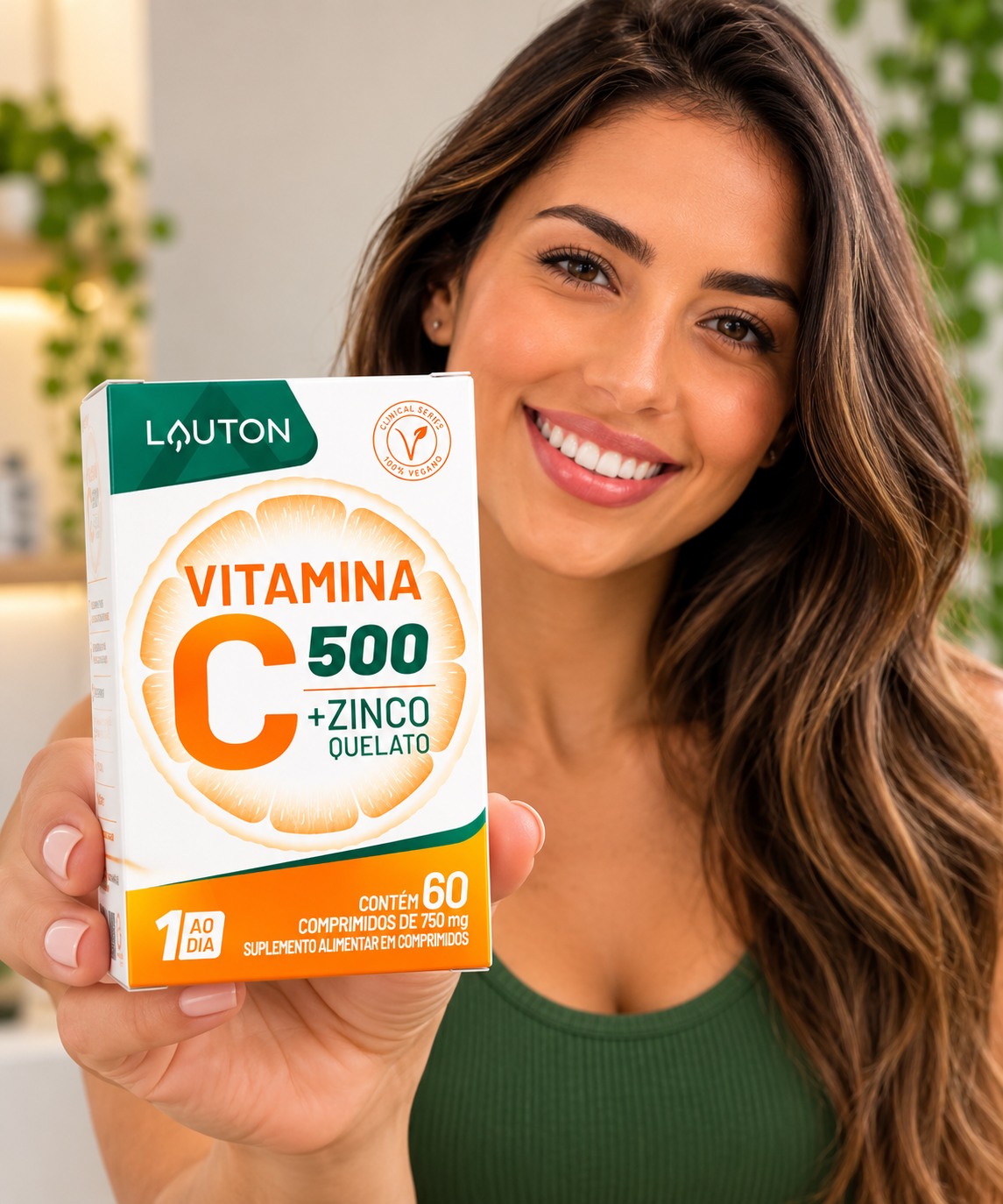 Lauton Vitamina C + zinco 60cpm